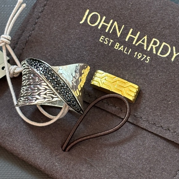 NWT John Hardy Sterling Silver Pave Ring Size 7 - Picture 11 of 16